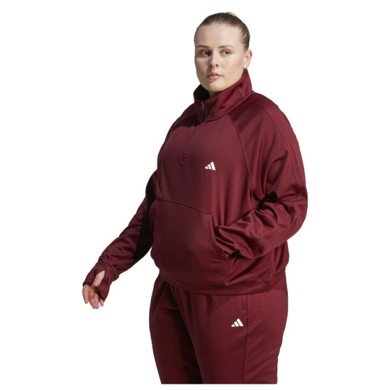 Adidas Γυναικεία μακρυμάνικη μπλούζα Aeroready Game & Go 1/4 Zip (Plus Size) Adidas Γυναικεία μακρυμάνικη μπλούζα Aeroready Game & Go 1/4 Zip (Plus Size)